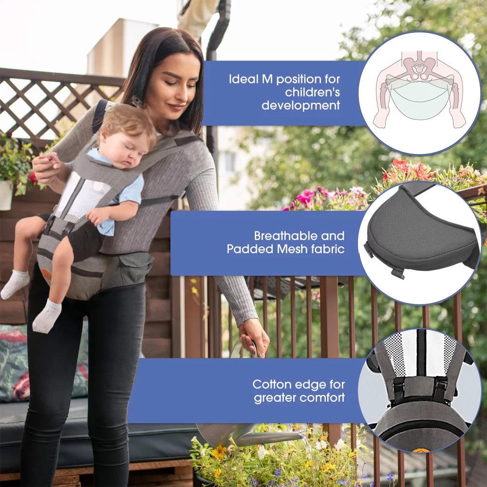 6-In-1 Ergonomic Baby Carrier