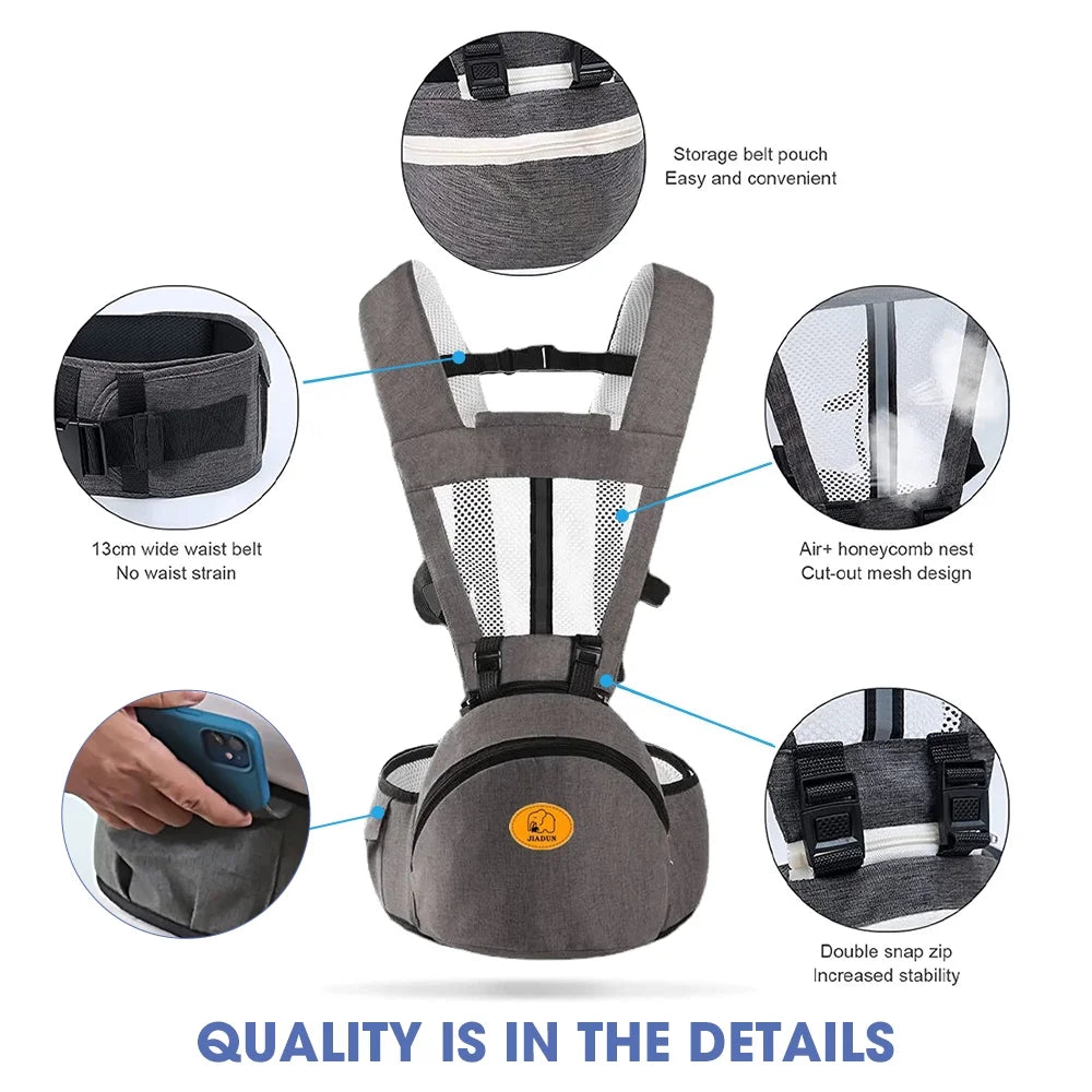 6-In-1 Ergonomic Baby Carrier