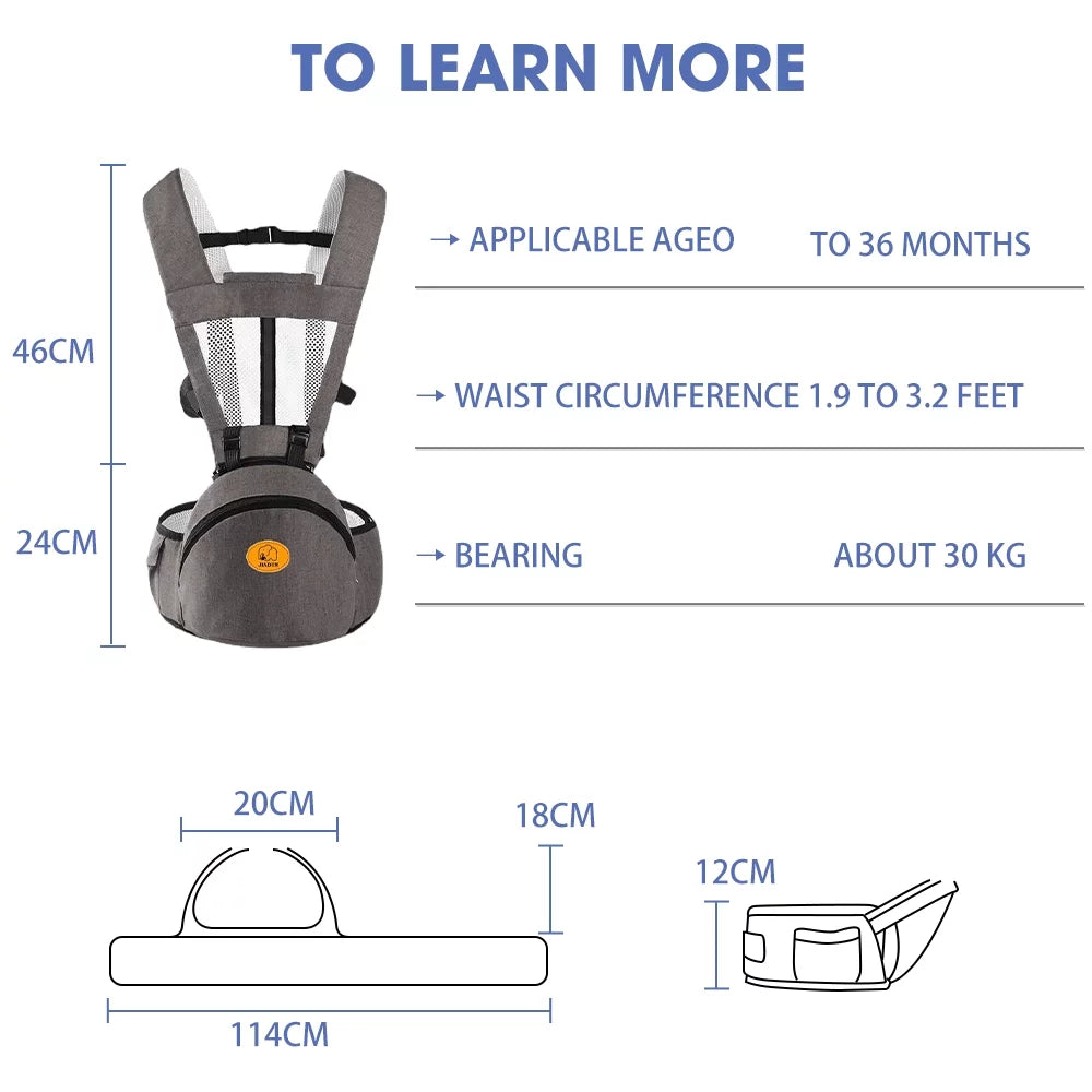 6-In-1 Ergonomic Baby Carrier