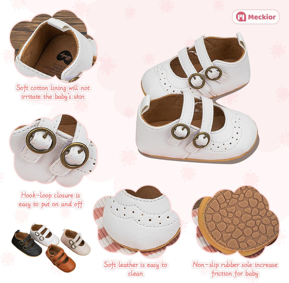 Baby Girl Bowknot Princess Flats